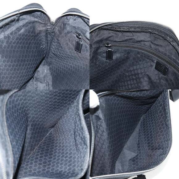 GUCCI Shoulder Bag Nylon Black Silver - Picture 13 of 13